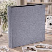 Book bound tradtional album 29x32/60 DBCL30 LINEN GREY(B)