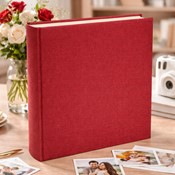 Album tradycyjny szyty 29x32 cm 60 stron DBCL30LINENMAGENTA