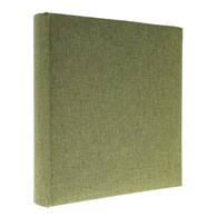 Book bound tradtional album 29x32/60 DBCL30 LINEN OLIVE