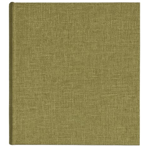 Book bound tradtional album 29x32/60 DBCL30 LINEN OLIVE