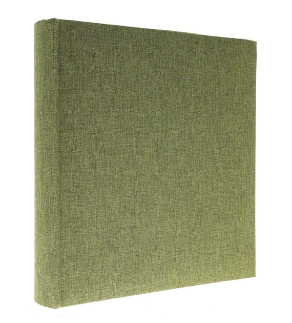 Book bound tradtional album 29x32/60 DBCL30 LINEN OLIVE(B)