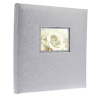 Book bound tradtional album 29x32/60 DBCL30 LOVE SILVER(B)