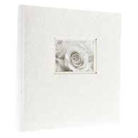 Book bound tradtional album 29x32/60 DBCL30 LOVE WHITE