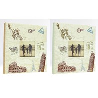 Album tradycyjny szyty DBCL30TRAVEL5B
<br/>Rozmiar stron: 29x32
<br/>Ilość stron: 
<br/>Kolor stron: 