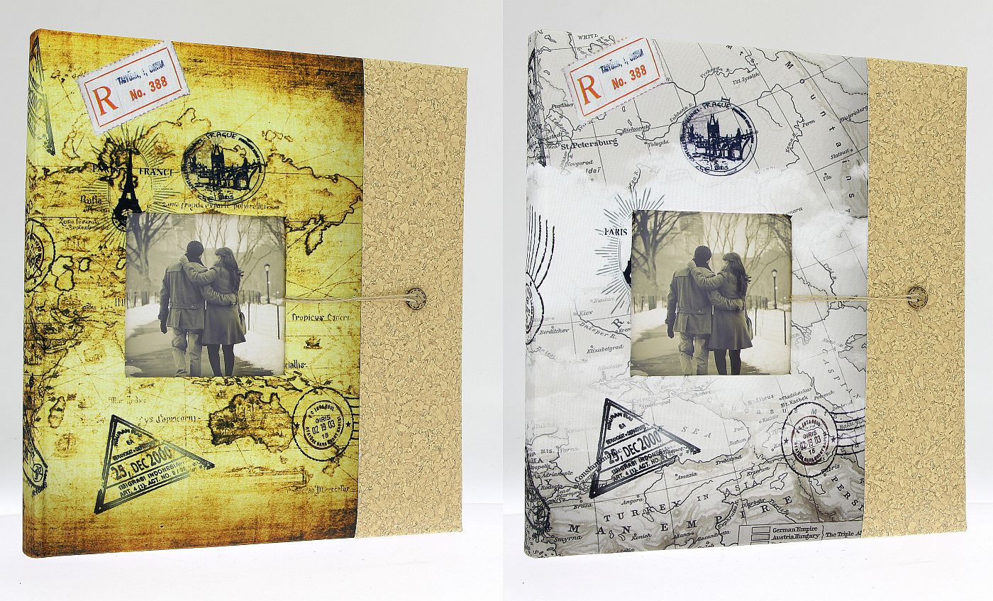 Book bound tradtional album 29x32/60 DBCL30 TRAVEL6(B)
