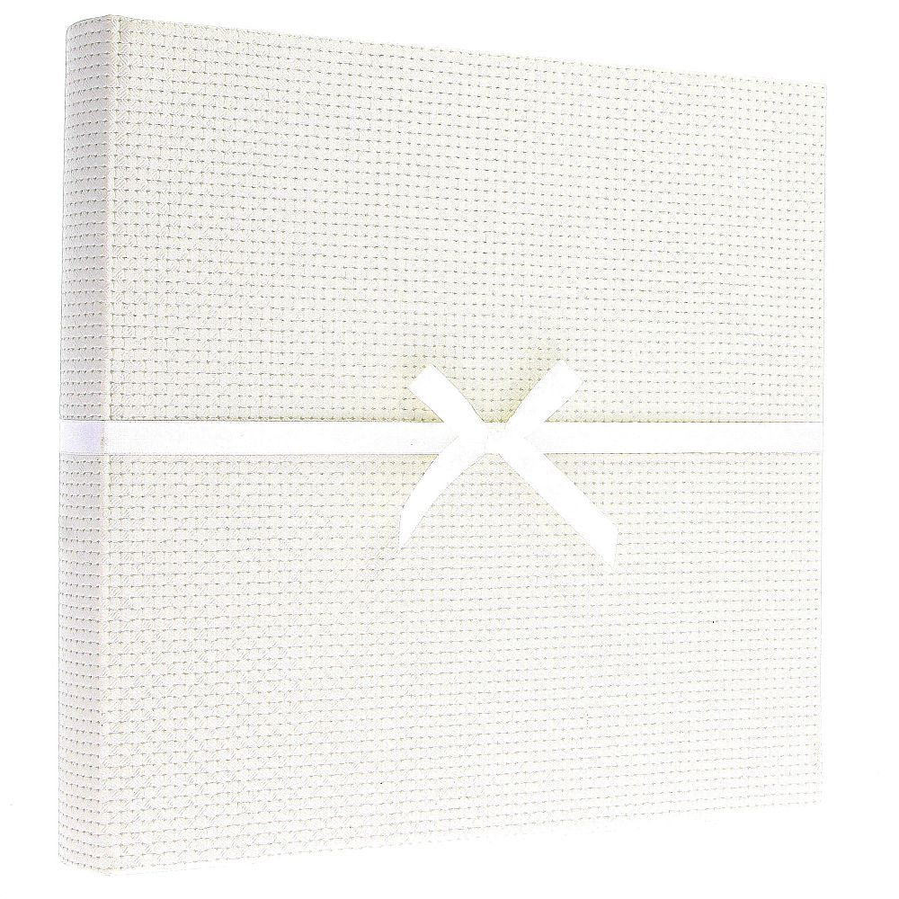 Book bound tradtional album 29x32/60 DBCL30 UNIQUE WHITE(B)