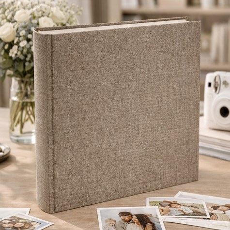 Album tradycyjny szyty 29x32 cm 100 stron DBCL50LINENBEIGE