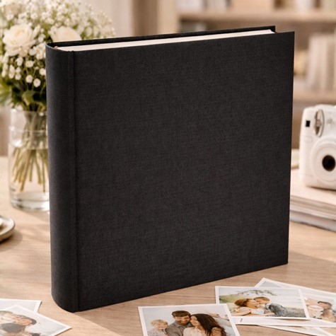 Album tradycyjny szyty 29x32 cm 100 stron DBCL50LINENBLACK