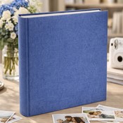 Album tradycyjny szyty 29x32 cm 100 stron DBCL50LINENBLUE