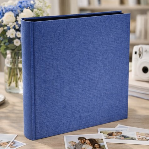 Album tradycyjny szyty 29x32 cm 100 stron DBCL50LINENBLUEB