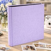 Book bound tradtional album 29x32/100 DBCL50 LINEN LAVENDER(B)
