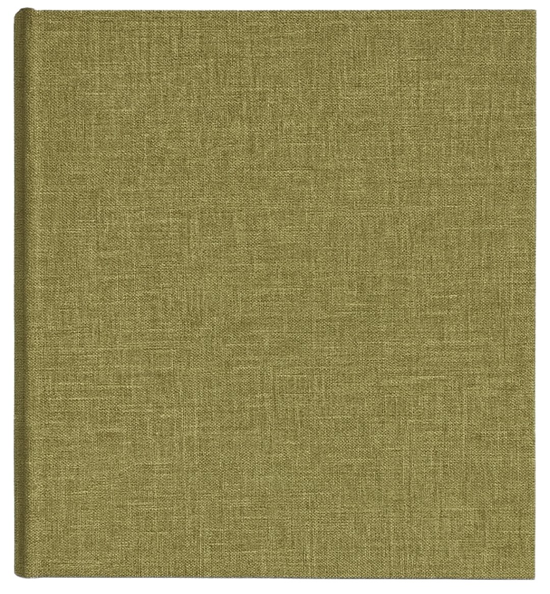 Book bound tradtional album 29x32/100 DBCL50 LINEN OLIVE