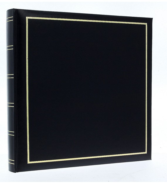 Book bound traditional album 29x29/60 DBCM30 VINYL BLACK