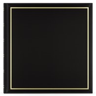 Book bound traditional album 29x29/60 DBCM30 VINYL BLACK