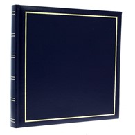 Book bound traditional album 29x29/60 DBCM30 VINYL BLUE