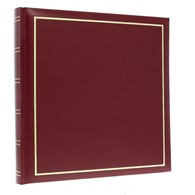 Book bound traditional album 29x29/60 DBCM30 VINYL BURGUNDY