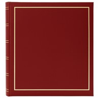 Book bound traditional album 29x29/60 DBCM30 VINYL BURGUNDY