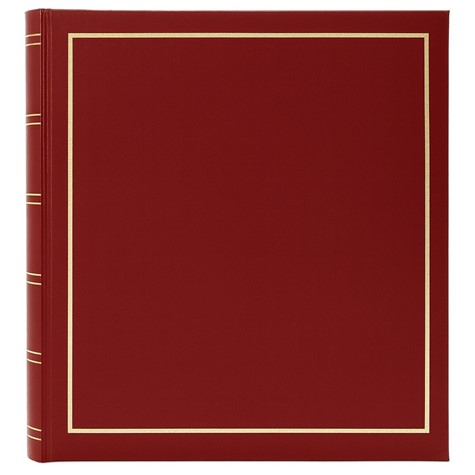 Book bound traditional album 29x29/60 DBCM30 VINYL BURGUNDY