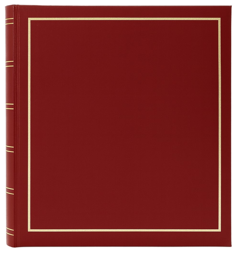 Book bound traditional album 29x29/60 DBCM30 VINYL BURGUNDY