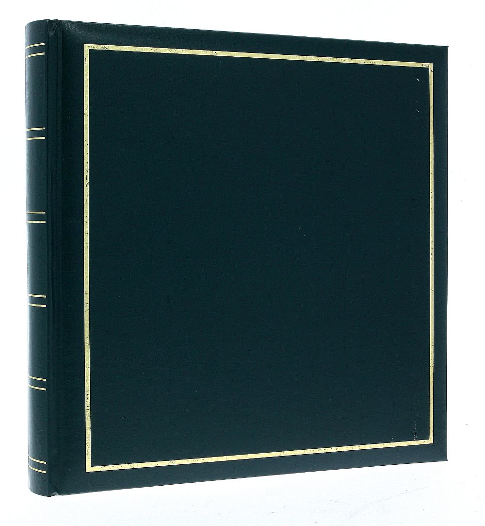Book bound traditional album 29x29/60 DBCM30 VINYL GREEN