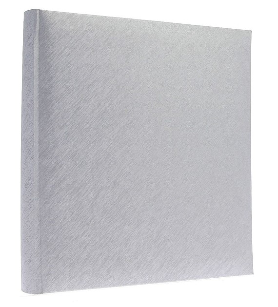 Book bound traditional album 24x29/20 DBCS10 CLEAN SILVER