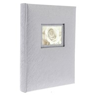 Book bound traditional album 24x29/20 DBCS10 LOVE SILVER(B)