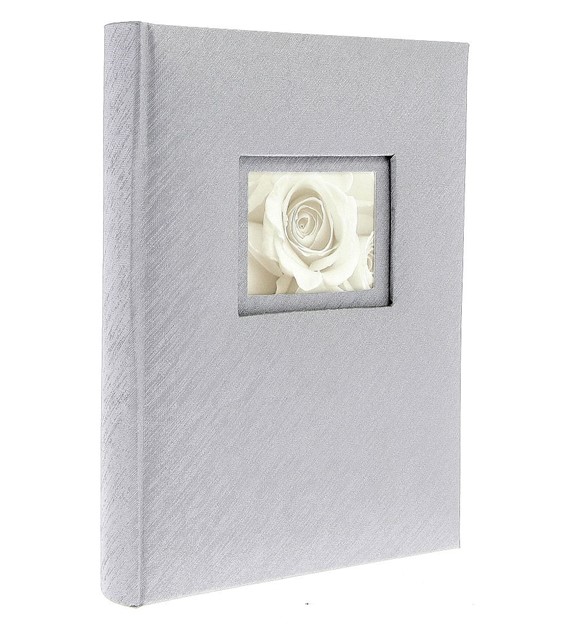 Book bound traditional album 24x29/20 DBCS10 LOVE SILVER(B)