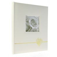 Book bound traditional album 24x29/40 DBCS20 HEART GOLD(B)