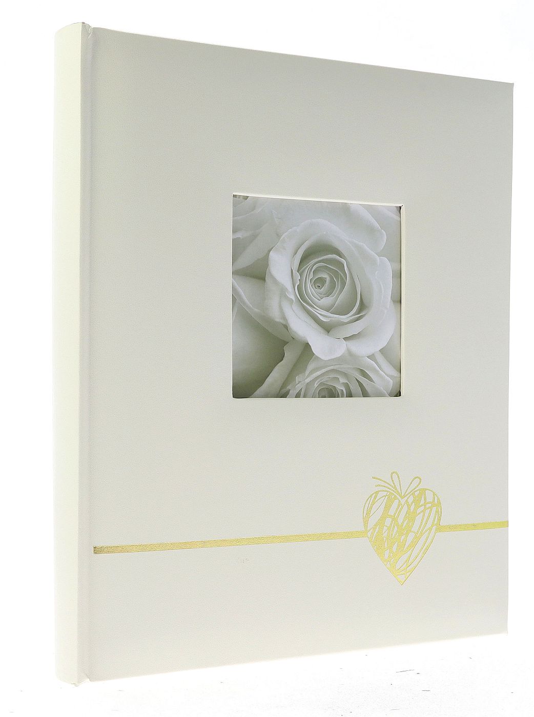 Book bound traditional album 24x29/40 DBCS20 HEART GOLD(B)