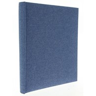 Book bound traditional album 24x29/40 DBCS20 LINEN BLUE(B)