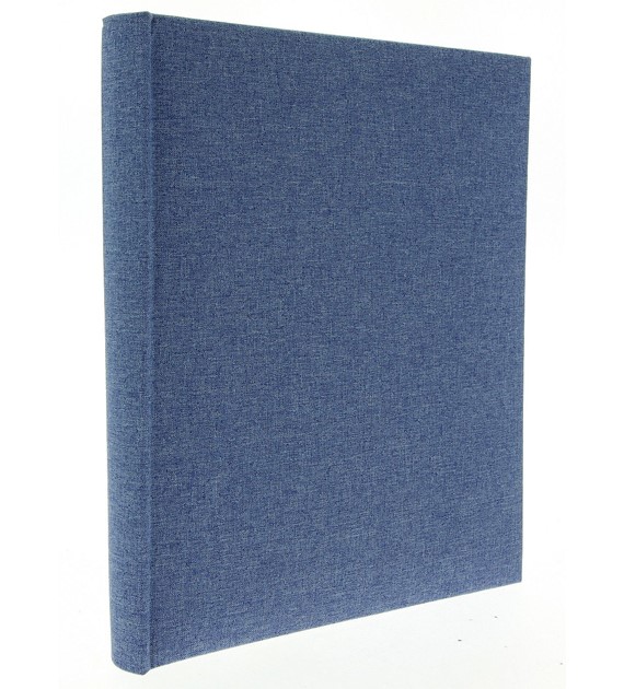 Book bound traditional album 24x29/40 DBCS20 LINEN BLUE(B)