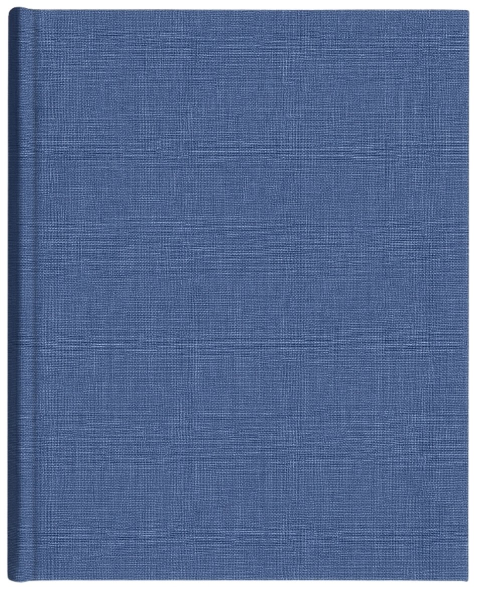 Book bound traditional album 24x29/40 DBCS20 LINEN BLUE(B)