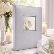 Book bound traditional album 24x29/40 DBCS20 LOVE SILVER(B)