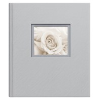 Book bound traditional album 24x29/40 DBCS20 LOVE SILVER(B)