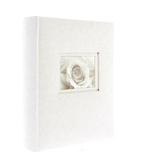 Book bound traditional album 24x29/40 DBCS20 LOVE WHITE