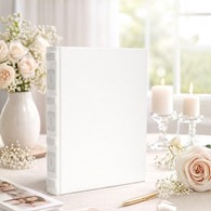 Book bound traditional album 24x29/40 DBCS20 SNOW WHITE(B)