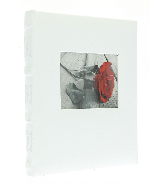 Book bound traditional album 24x29/40 DBCS20 SNOW WHITEW