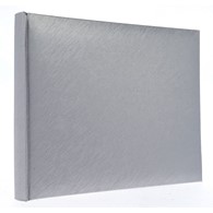 Book bound traditional album 29x24/40 DBCSH20 CLEAN SILVER