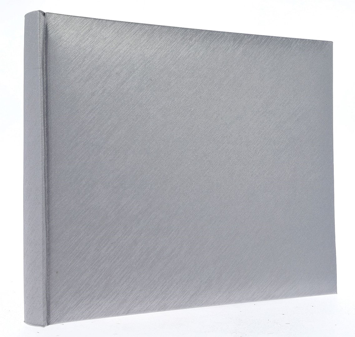 Book bound traditional album 29x24/40 DBCSH20 CLEAN SILVER(B)