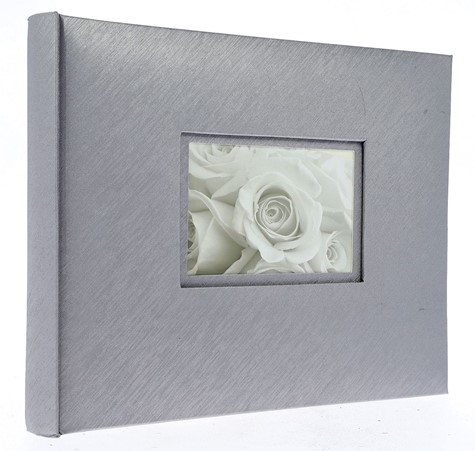 Album tradycyjny szyty DBCSH20LOVESILVER<br>
Rozmiar stron: 29x24<br>
Ilość stron: 40<br>
Kolor stron: kremowy