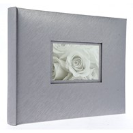 Book bound traditional album 29x24/40 DBCSH20 LOVE SILVER(B)