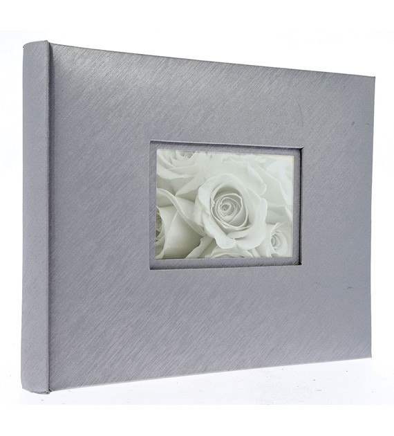 Book bound traditional album 29x24/40 DBCSH20 LOVE SILVER(B)