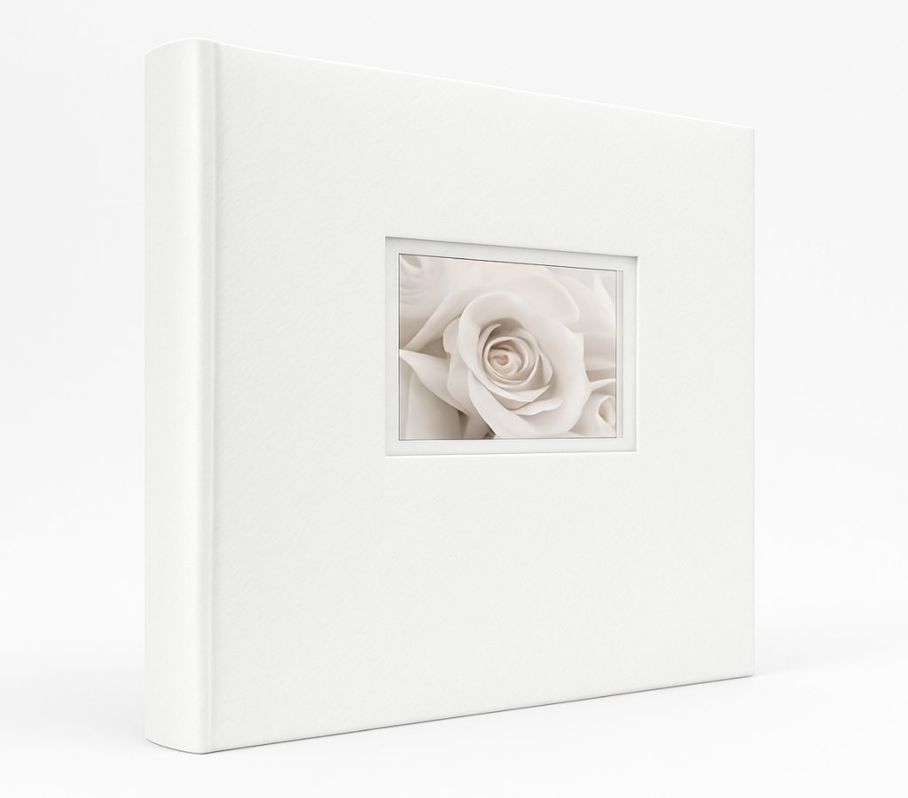 Book bound traditional album 29x24/40 DBCSH20 LOVE WHITE(B)