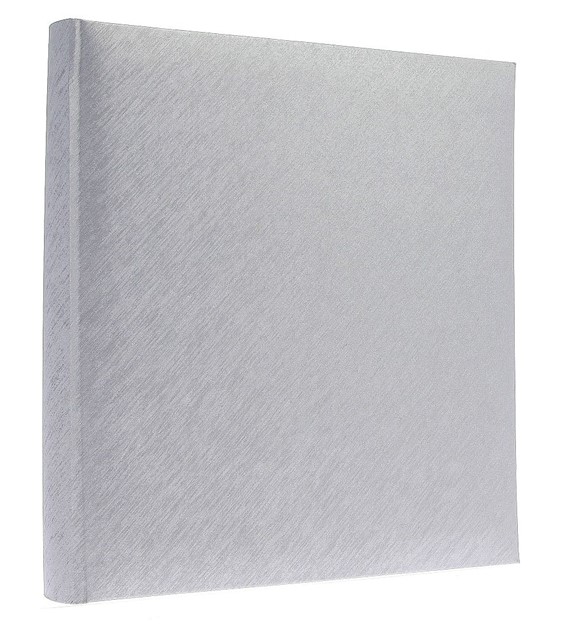 Book bound traditional album 24x24/20 DBCSS10 CLEAN SILVER