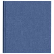 Book bound traditional album 24x24/40 DBCSS20 LINEN BLUE(B)