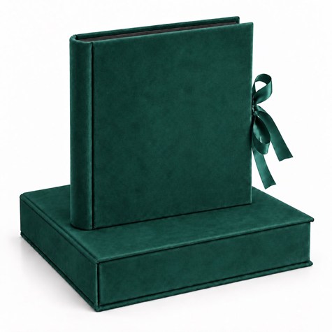 Album tradycyjny szyty 25x25 cm 40 stron DBCSSB20VELVETEMERALDB
