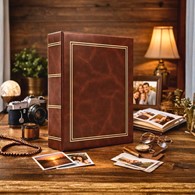 Album kieszeniowy klejony 10x15 cm 100 zdjęć DPH46100C-BROWN