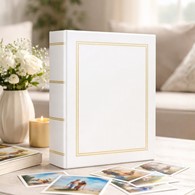 Glue bound pocket album 10x15/100 DPH46100 CLASSIC WHITE(B)