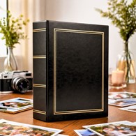 Glue bound pocket album 10x15/200 DPH46200 CLASSIC BLACK