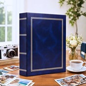 Glue bound pocket album 10x15/200 DPH46200 CLASSIC BLUE